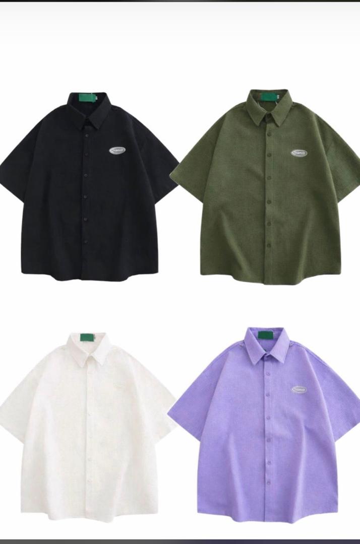 Stylish Short sleeve button shirt